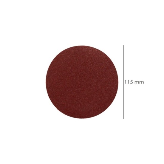 Lija recambio velcro disco Ø 125 mm, con agujeros grano 240 (10 Piezas) al por Mayor | Almacén de Ferretería