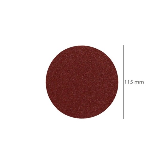 Lija Recambio Velcro Para Amoladora Ø 115 mm, Grano  80 (10 Piezas) al por Mayor | Almacén de Ferretería