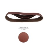 Lija Recambio Para Lijadoras De Banda  75x457 mm, grano  40 (Pack 3 Piezas) al por Mayor | Almacén de Ferretería
