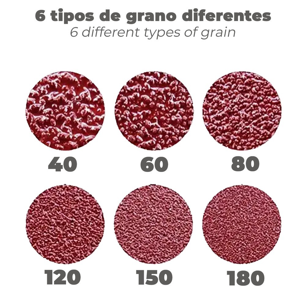 Lija Recambio Banda 100 x 690 mm, Grano 60 (6 Piezas) al por Mayor | Almacén de Ferretería