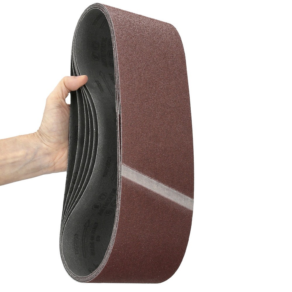 Lija Recambio Banda 100 x 690 mm, Grano 80 (6 Piezas) al por Mayor | Almacén de Ferretería