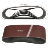 Lija Recambio Banda 100 x 690 mm, Grano 80 (6 Piezas) al por Mayor | Almacén de Ferretería