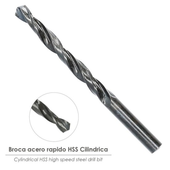 Broca Acero Rapido Hss Cilindrica Ø   1,50 mm,  Wolfpack al por Mayor | Almacén de Ferretería