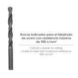 Broca Acero Rapido Hss Cilindrica Ø  6,50 mm,  Wolfpack al por Mayor | Almacén de Ferretería