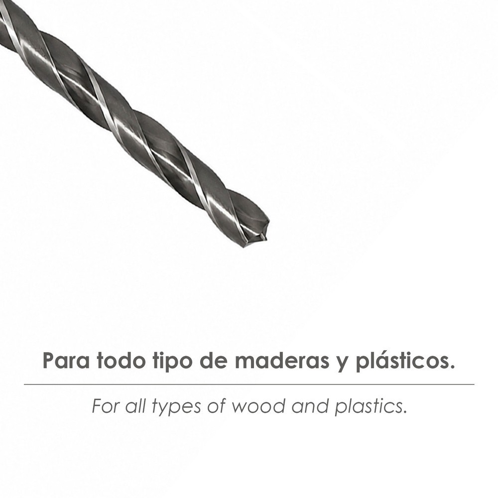 Broca Espiral Madera y Plástico Wolfpack   3,00 mm, al por Mayor | Almacén de Ferretería