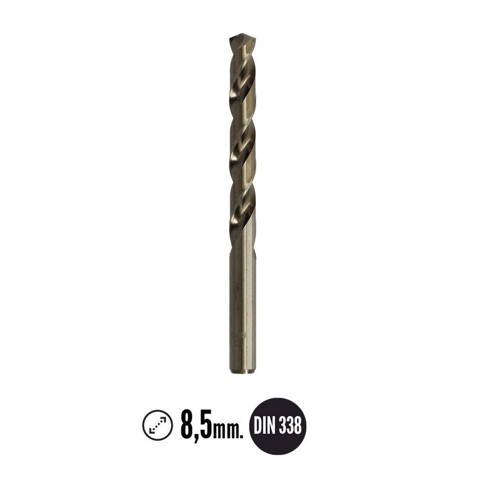 Broca Cobalto Wolfpack Hss Cilindrica  8,50 mm, al por Mayor | Almacén de Ferretería
