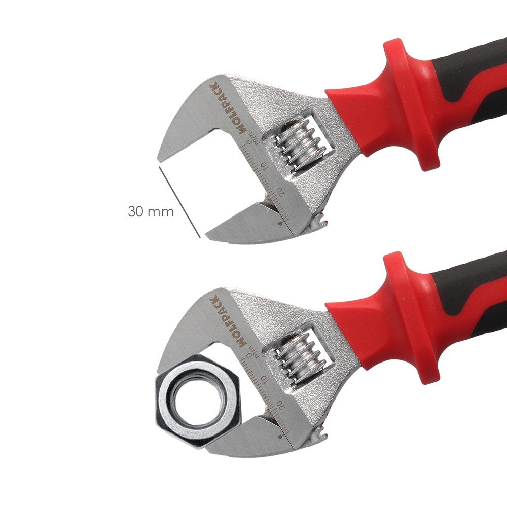 Llave Ajustable Aislada VDE 8", Llave Ajustable Aislada, Llave Inglesa, Llave Moleta Aislada, al por Mayor | Almacén de Ferreter