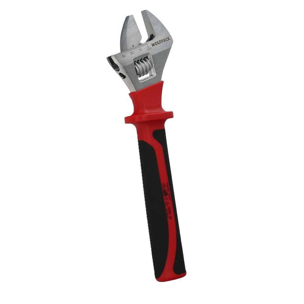 Llave Ajustable Aislada VDE 10", Llave Ajustable Aislada, Llave Inglesa, Llave Moleta Aislada, al por Mayor | Almacén de Ferrete