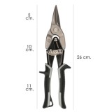 Tijeras Para Corte De Chapa Cromo Vanadio (Espesor 1,2 mm,) Corte Central / Recto al por Mayor | Almacén de Ferretería
