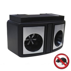 Ahuyentador Ultrasonidos Ratas/Ratones 300 m²,