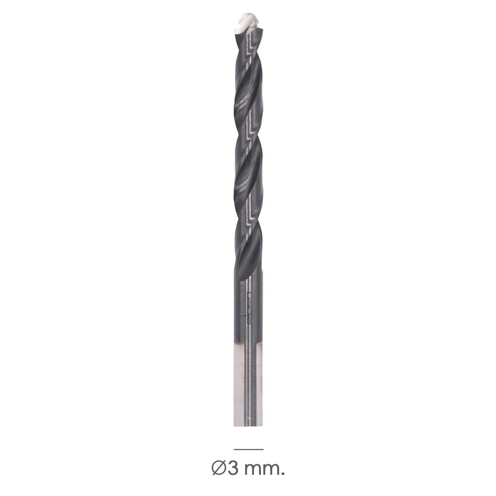 Broca Alpen Hss Metal Head Ø 3,00 mm, Tecnologia PEC 3 Filos Corte, Antideslizante, Vastago 3 Caras, Mas Rapida, Menor Esfuerzo 