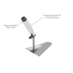 Paleta Wolfpack Plus Mango de Goma 344  180x125mm,