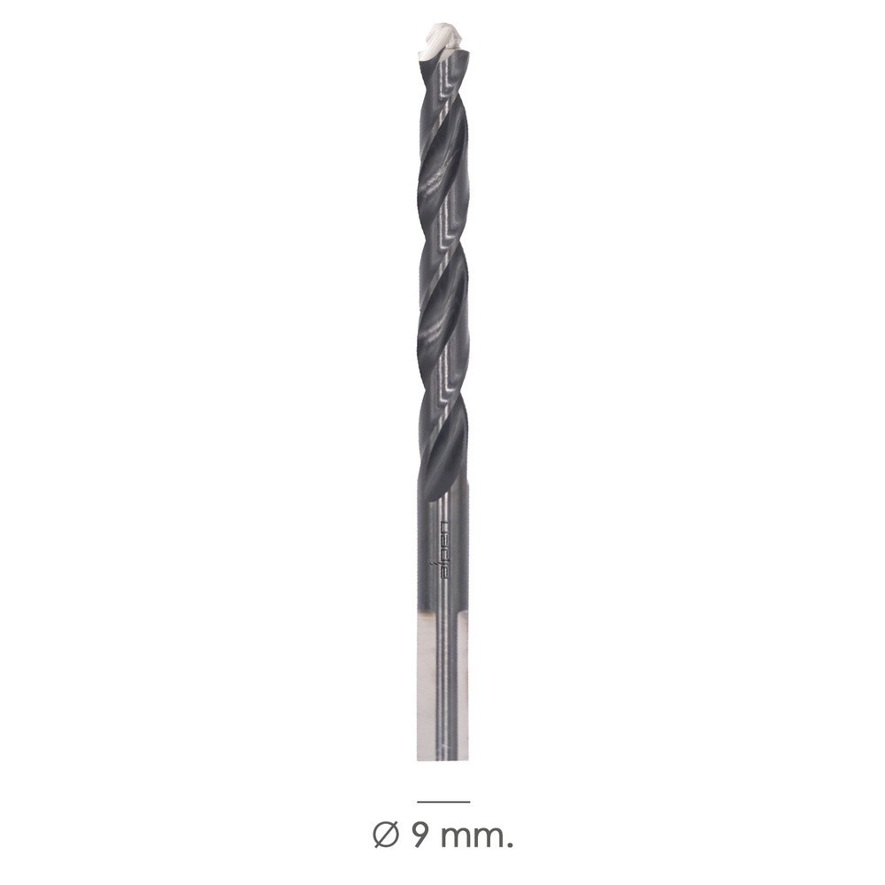 Broca Alpen Hss Metal Head Ø 9,00 mm, Tecnologia PEC 3 Filos Corte, Antideslizante, Vastago 3 Caras, Mas Rapida, Menor Esfuerzo 