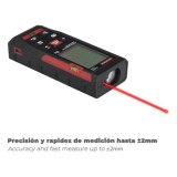 Medidor Laser 10 Funciones 50m Funciona Con 2 Pilas AAA (No Incluido) al por Mayor | Almacén de Ferretería