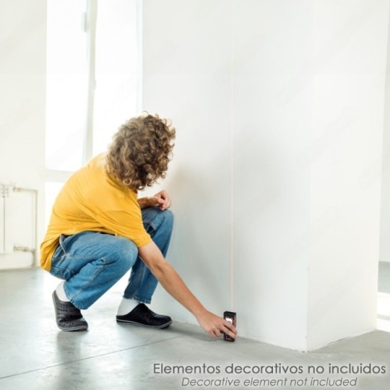 Medidor Laser 10 Funciones 50m Funciona Con 2 Pilas AAA (No Incluido) al por Mayor | Almacén de Ferretería