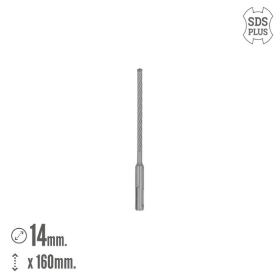 Broca Sds Plus 8 Filos Cortantes Especial Para Hormigon Armado Ø 6 x 160 mm, Broca Paredes, Broca Cimientos, Broca Muros al por 
