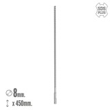 Broca Sds Plus 8 Filos Cortantes Especial Para Hormigon Armado Ø 8 x 450 mm, Broca Paredes, Broca Cimientos, Broca Muros al por 