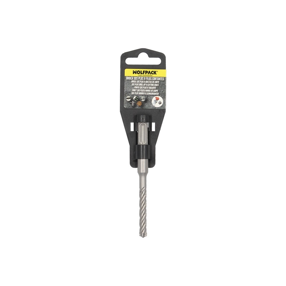 Broca Sds Plus 8 Filos Cortantes Especial Para Hormigon Armado Ø 7 x 100 mm, Broca Paredes, Broca Cimientos, Broca Muros al por 