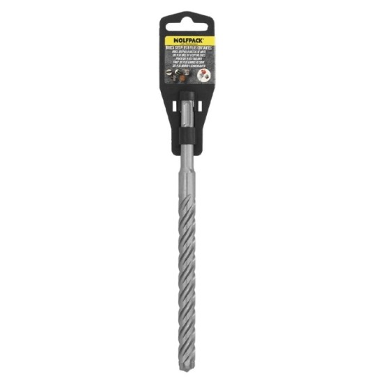 Broca Sds Plus 8 Filos Cortantes Especial Para Hormigon Armado Ø 12 x 210 mm, Broca Paredes, Broca Cimientos, Broca Muros al por
