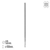 Broca Sds Plus 8 Filos Cortantes Especial Para Hormigon Armado Ø 12 x 450 mm, Broca Paredes, Broca Cimientos, Broca Muros al por