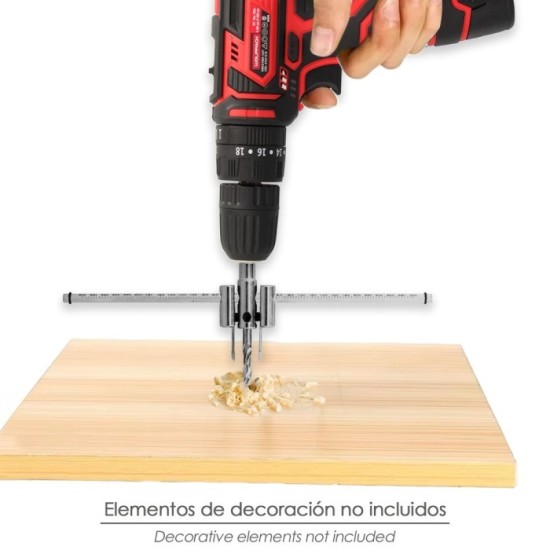 Broca Cortacírculos Regulable 30-300mm al por Mayor | Almacén de Ferretería
