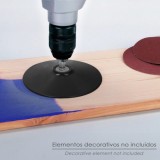 Plato Taladro Nylon Ø 125 mm, Con Espiga Ø 6 mm, Disco Plástico Para Bonete al por Mayor | Almacén de Ferretería