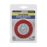 Cepillo Nylon Disco Ø 75 mm, 1/4", Lijar y Pulir Madera, Metal, Acero Inoxidable, Cepillo Taladro, Cepillo Pulir, Cepillo Lijar 