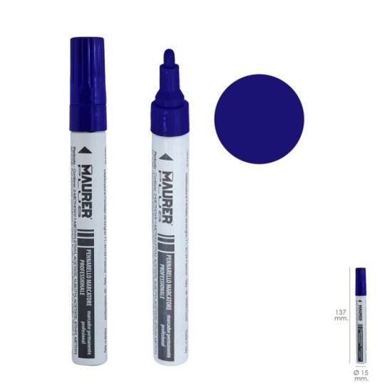 Rotulador Marcador Obra Profesional Pintura Permanente Azul Oscuro al por Mayor | Almacén de Ferretería