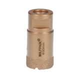 Corona Diamante Para Amoladora Ø 30 mm, Conexión Rosca M14, Corte Seco al por Mayor | Almacén de Ferretería