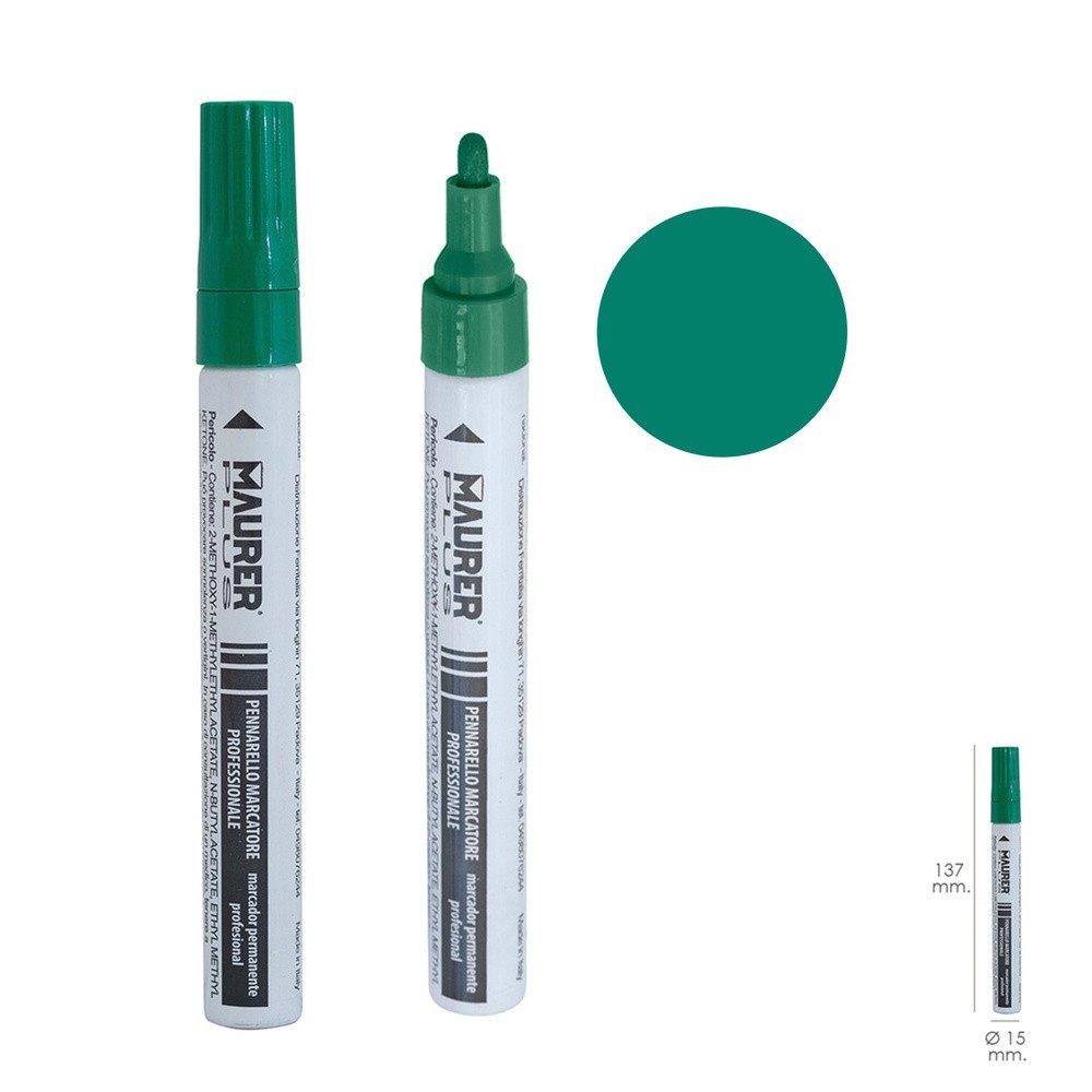 Rotulador Marcador Obra Profesional Pintura Permanente Verde al por Mayor | Almacén de Ferretería