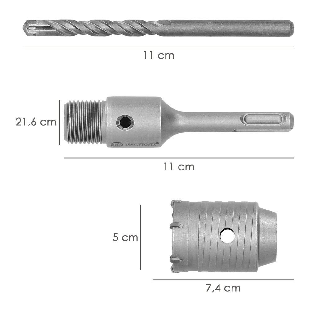 Corona SDS Muros 50 mm, al por Mayor | Almacén de Ferretería