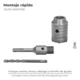 Corona SDS Muros 50 mm, al por Mayor | Almacén de Ferretería