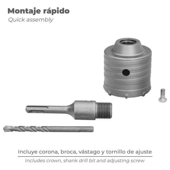 Corona SDS Muros 68 mm, al por Mayor | Almacén de Ferretería