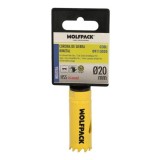 Corona Sierra Bimetal Ø 20 mm, Templado Termico, Base Reforzada, Corona Madera, Broca Agujeros Madera, Acero, Hierro, Plasticos 