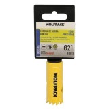 Corona Sierra Bimetal Ø 21 mm, Templado Termico, Base Reforzada, Corona Madera, Broca Agujeros Madera, Acero, Hierro, Plasticos 