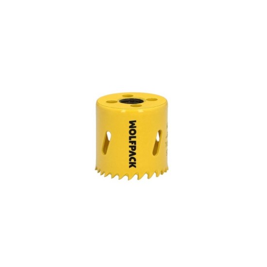 Corona Sierra Bimetal Ø 48 mm, Templado Termico, Base Reforzada, Corona Madera, Broca Agujeros Madera, Acero, Hierro, Plasticos 