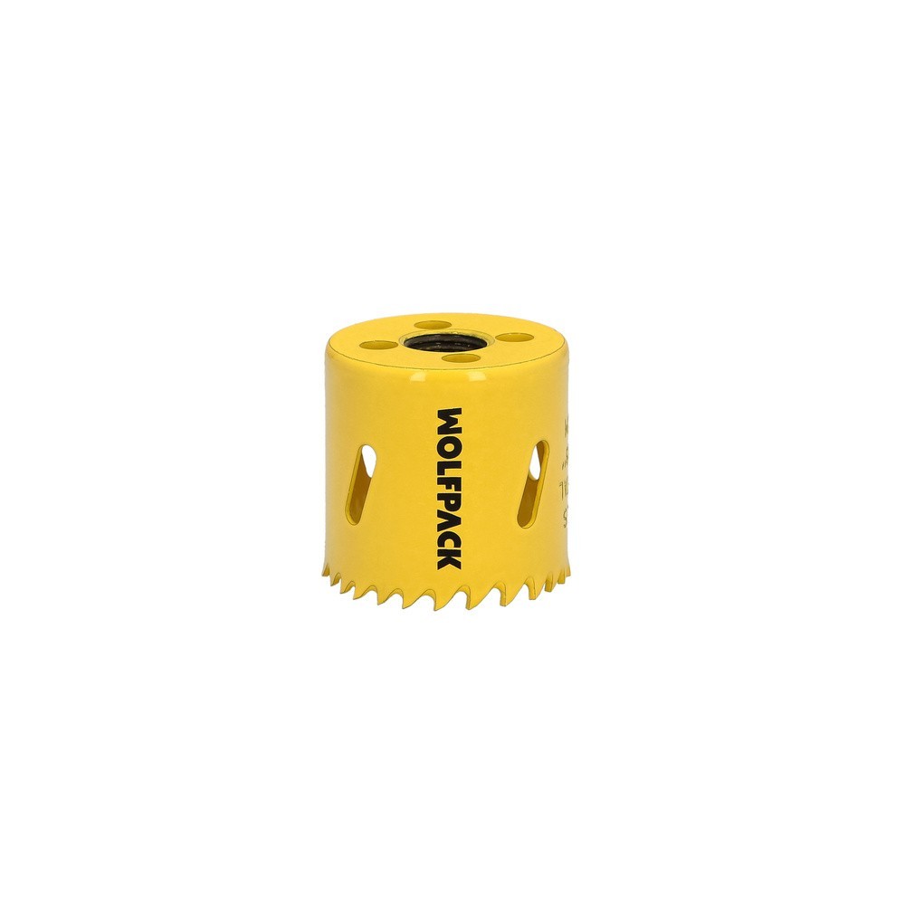 Corona Sierra Bimetal Ø 48 mm, Templado Termico, Base Reforzada, Corona Madera, Broca Agujeros Madera, Acero, Hierro, Plasticos 