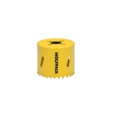 Corona Sierra Bimetal Ø 57 mm, Templado Termico, Base Reforzada, Corona Madera, Broca Agujeros Madera, Acero, Hierro, Plasticos 