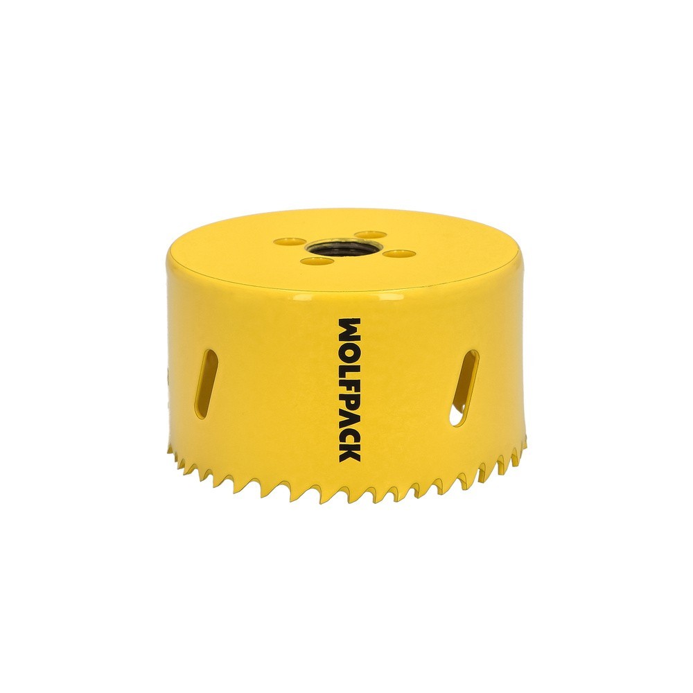 Corona Sierra Bimetal Ø 79 mm, Templado Termico, Base Reforzada, Corona Madera, Broca Agujeros Madera, Acero, Hierro, Plasticos 