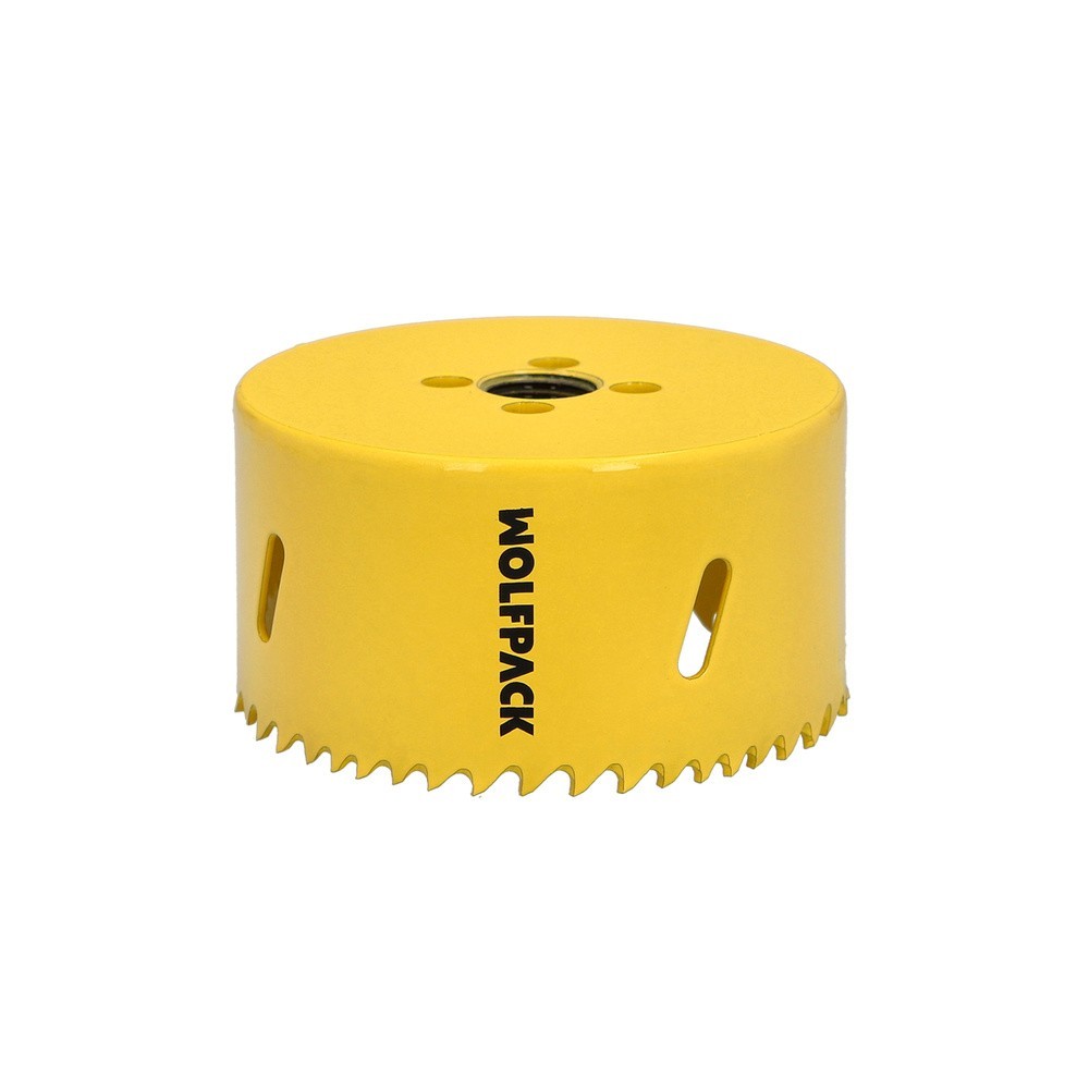 Corona Sierra Bimetal Ø 86 mm, Templado Termico, Base Reforzada, Corona Madera, Broca Agujeros Madera, Acero, Hierro, Plasticos 