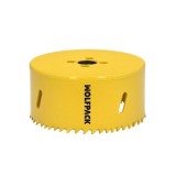 Corona Sierra Bimetal Ø 95 mm, Templado Termico, Base Reforzada, Corona Madera, Broca Agujeros Madera, Acero, Hierro, Plasticos 