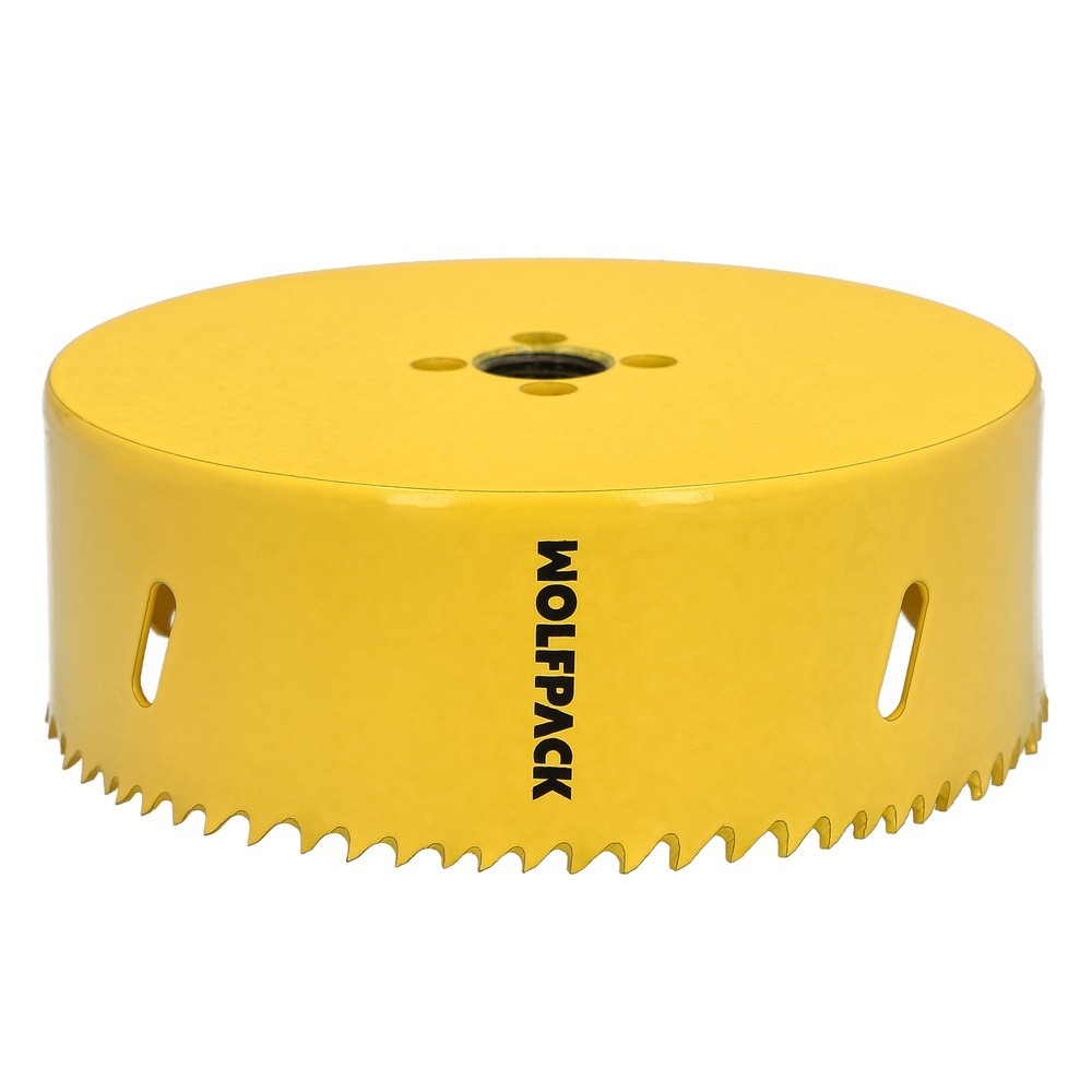 Corona Sierra Bimetal Ø 127 mm, Templado Termico, Base Reforzada, Corona Madera, Broca Agujeros Madera, Acero, Hierro, Plasticos