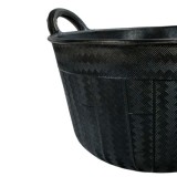 Espuerta Goma Carbonera 30 Litros Con Asas Base y Laterales Reforzado, Espesor 1 cm, Espuerta Obra, Cubo Goma Obra al por Mayor 