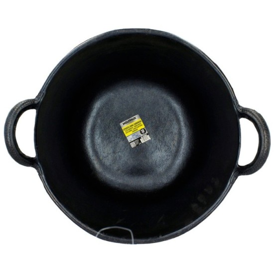 Espuerta Goma Carbonera 30 Litros Con Asas Base y Laterales Reforzado, Espesor 1 cm, Espuerta Obra, Cubo Goma Obra al por Mayor 