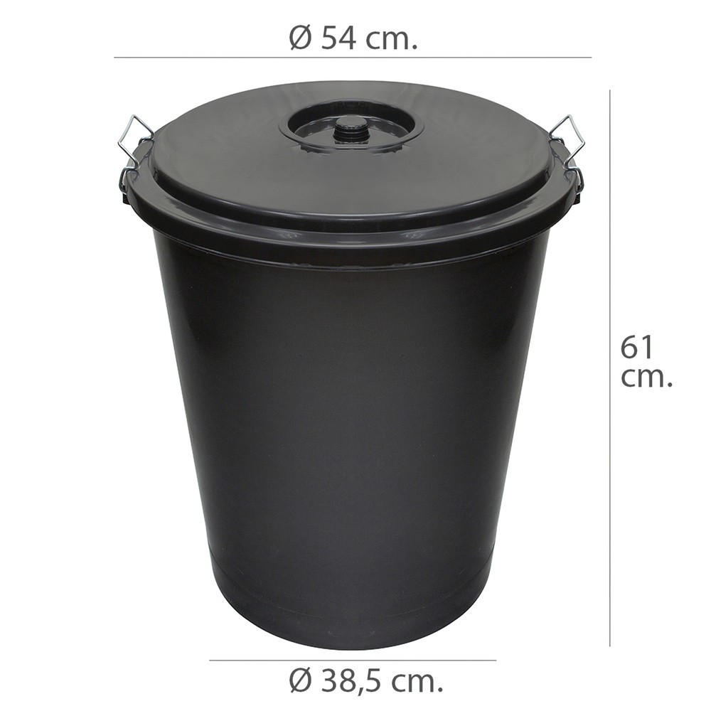 Cubo Basura Plastico Comunidad Con Tapa   50 Litros al por Mayor | Almacén de Ferretería