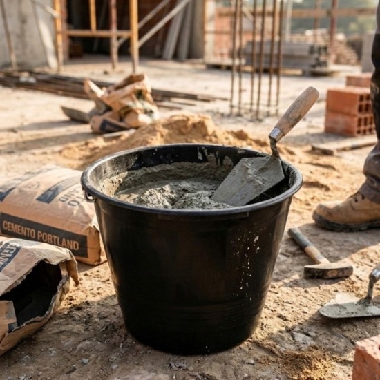 Cubo Obra Italiano Plastico Wolfpack 12 L al por Mayor | Almacén de Ferretería
