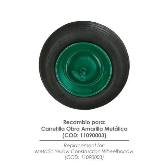 Rueda Carretilla Obra Standar  350 x 8 mm, al por Mayor | Almacén de Ferretería