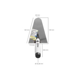 Paleta Wolfpack Plus Mango de Goma 344  150x115mm,