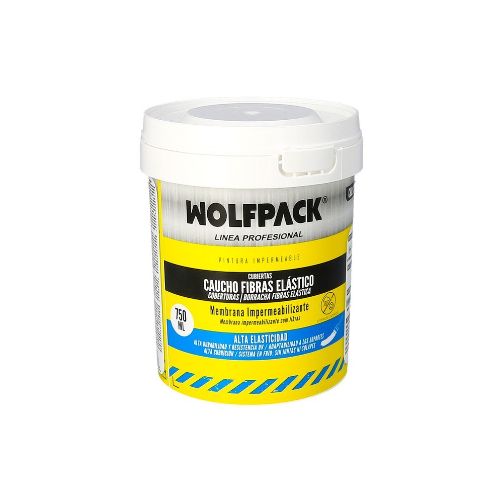 Pintura Impermeabilizante Con Fibras Para Exteriores / Interiores 750 ml, Color Blanco al por Mayor | Almacén de Ferretería
