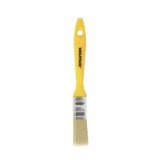 Paletina Profesional Cerda Blanca Ancho 20 mm, Cerdas Naturales Mango Plastico Ergonomico, Brocha Pintor, Pincel Pintura al por 